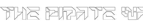 Font : MetronOpen-Outline Custom Text : The Pirate Way Test your own text here Click to download or to view this font on a tshirt that can be custom printed in Bali