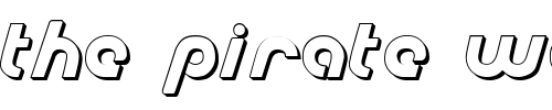 Font : Metroplex-Shadow Custom Text : The Pirate Way Test your own text here Click to download or to view this font on a tshirt that can be custom printed in Bali