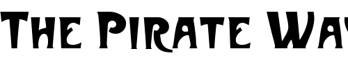 Font : Metropolitan Custom Text : The Pirate Way Test your own text here Click to download or to view this font on a tshirt that can be custom printed in Bali