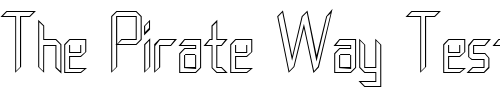 Font : Mezzoforte Custom Text : The Pirate Way Test your own text here Click to download or to view this font on a tshirt that can be custom printed in Bali