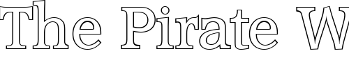 Font : MichaelBeckerOutline-Regular Custom Text : The Pirate Way Test your own text here Click to download or to view this font on a tshirt that can be custom printed in Bali