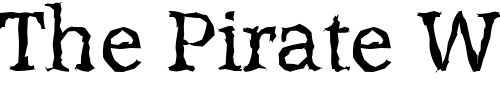 Font : MichaelBeckerRandom-Regular Custom Text : The Pirate Way Test your own text here Click to download or to view this font on a tshirt that can be custom printed in Bali