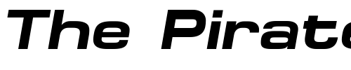 Font : MicroExtendFLF-BoldItalic Custom Text : The Pirate Way Test your own text here Click to download or to view this font on a tshirt that can be custom printed in Bali