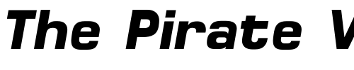 Font : MicroFLF-BoldItalic Custom Text : The Pirate Way Test your own text here Click to download or to view this font on a tshirt that can be custom printed in Bali