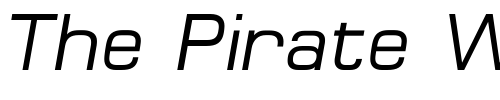 Font : MicroFLF-Italic Custom Text : The Pirate Way Test your own text here Click to download or to view this font on a tshirt that can be custom printed in Bali