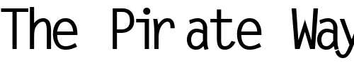 Font : Microfine-SSi-Bold Custom Text : The Pirate Way Test your own text here Click to download or to view this font on a tshirt that can be custom printed in Bali