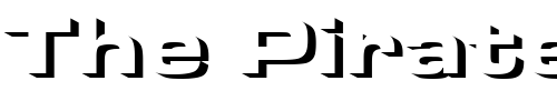 Font : Microgramma_Becker_Only_Shadow Custom Text : The Pirate Way Test your own text here Click to download or to view this font on a tshirt that can be custom printed in Bali