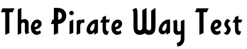 Font : MitziDeco-Regular Custom Text : The Pirate Way Test your own text here Click to download or to view this font on a tshirt that can be custom printed in Bali