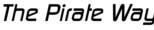 Font : Modaerne-Italic Custom Text : The Pirate Way Test your own text here Click to download or to view this font on a tshirt that can be custom printed in Bali