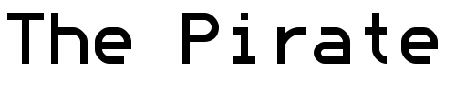 Font : ModeNine Custom Text : The Pirate Way Test your own text here Click to download or to view this font on a tshirt that can be custom printed in Bali