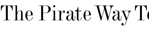 Font : ModernMT-Condensed Custom Text : The Pirate Way Test your own text here Click to download or to view this font on a tshirt that can be custom printed in Bali