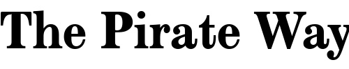 Font : Modern_Becker_Extd_Bold Custom Text : The Pirate Way Test your own text here Click to download or to view this font on a tshirt that can be custom printed in Bali