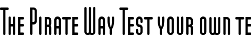 Font : ModulaRoundSansSmallCaps-Round-Sans-Small-Caps Custom Text : The Pirate Way Test your own text here Click to download or to view this font on a tshirt that can be custom printed in Bali