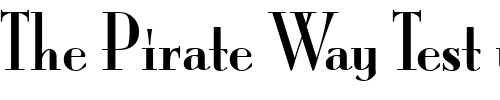 Font : Monarch-Regular Custom Text : The Pirate Way Test your own text here Click to download or to view this font on a tshirt that can be custom printed in Bali