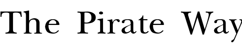 Font : NewBaskerville-Light Custom Text : The Pirate Way Test your own text here Click to download or to view this font on a tshirt that can be custom printed in Bali