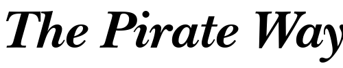 Font : NewBaskervilleODTT-BoldItalic Custom Text : The Pirate Way Test your own text here Click to download or to view this font on a tshirt that can be custom printed in Bali
