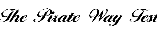 Font : NicholasBeckerAntique-ExtraBold-Regular Custom Text : The Pirate Way Test your own text here Click to download or to view this font on a tshirt that can be custom printed in Bali