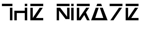 Font : Nick-Turbo-Laser Custom Text : The Pirate Way Test your own text here Click to download or to view this font on a tshirt that can be custom printed in Bali