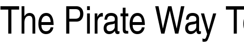 Font : NimbusSanLTUCon Custom Text : The Pirate Way Test your own text here Click to download or to view this font on a tshirt that can be custom printed in Bali