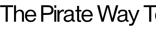 Font : NimbusSanP Custom Text : The Pirate Way Test your own text here Click to download or to view this font on a tshirt that can be custom printed in Bali