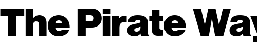 Font : NimbusSanPBla Custom Text : The Pirate Way Test your own text here Click to download or to view this font on a tshirt that can be custom printed in Bali