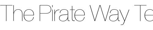 Font : NimbusSanPUltLig Custom Text : The Pirate Way Test your own text here Click to download or to view this font on a tshirt that can be custom printed in Bali