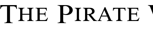 Font : Nimbus_Roman_Becker_No9DCDReg Custom Text : The Pirate Way Test your own text here Click to download or to view this font on a tshirt that can be custom printed in Bali
