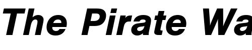 Font : Nimbus_Sans_Becker_T_Bold_Italic Custom Text : The Pirate Way Test your own text here Click to download or to view this font on a tshirt that can be custom printed in Bali