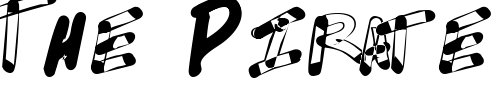 Font : NotsoSkimpus Custom Text : The Pirate Way Test your own text here Click to download or to view this font on a tshirt that can be custom printed in Bali