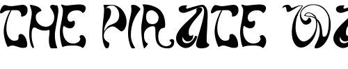 Font : NouveauTrois Custom Text : The Pirate Way Test your own text here Click to download or to view this font on a tshirt that can be custom printed in Bali