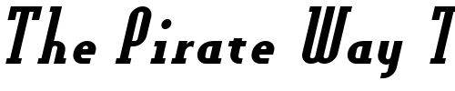 Font : OLDNEW-Slider Custom Text : The Pirate Way Test your own text here Click to download or to view this font on a tshirt that can be custom printed in Bali