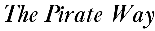 Font : OPTIAmericanCaslon-ItSwash Custom Text : The Pirate Way Test your own text here Click to download or to view this font on a tshirt that can be custom printed in Bali