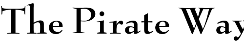 Font : OPTIBenjieModern-Bold Custom Text : The Pirate Way Test your own text here Click to download or to view this font on a tshirt that can be custom printed in Bali