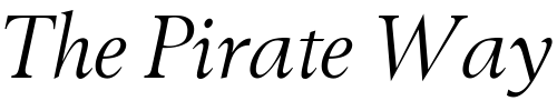 Font : OPTIBerling-ItalicAgency Custom Text : The Pirate Way Test your own text here Click to download or to view this font on a tshirt that can be custom printed in Bali
