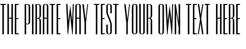 Font : OPTIEmpirePro Custom Text : The Pirate Way Test your own text here Click to download or to view this font on a tshirt that can be custom printed in Bali
