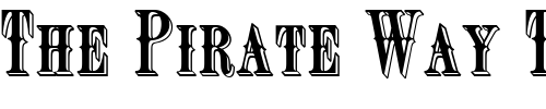 Font : OPTINewBillC Custom Text : The Pirate Way Test your own text here Click to download or to view this font on a tshirt that can be custom printed in Bali