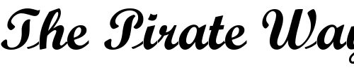 Font : OPTIScript-Bold Custom Text : The Pirate Way Test your own text here Click to download or to view this font on a tshirt that can be custom printed in Bali