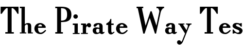 Font : OPTITypoRoman Custom Text : The Pirate Way Test your own text here Click to download or to view this font on a tshirt that can be custom printed in Bali