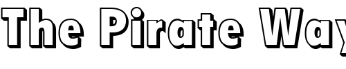 Font : OPTIVanDyke-Outline Custom Text : The Pirate Way Test your own text here Click to download or to view this font on a tshirt that can be custom printed in Bali