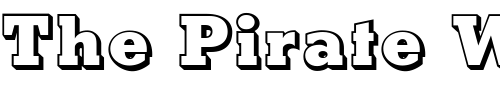 Font : OPTIVatican Custom Text : The Pirate Way Test your own text here Click to download or to view this font on a tshirt that can be custom printed in Bali
