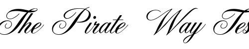 Font : OPTIYork-Script Custom Text : The Pirate Way Test your own text here Click to download or to view this font on a tshirt that can be custom printed in Bali