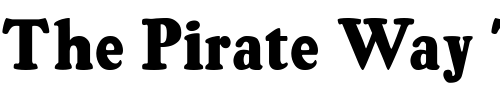 Font : OSWALDblack Custom Text : The Pirate Way Test your own text here Click to download or to view this font on a tshirt that can be custom printed in Bali
