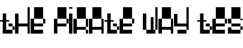 Font : Oddessey-1000 Custom Text : The Pirate Way Test your own text here Click to download or to view this font on a tshirt that can be custom printed in Bali
