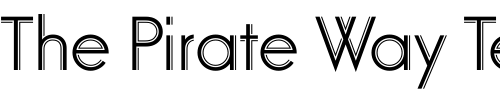 Font : Odessa-LET-Plain-1 Custom Text : The Pirate Way Test your own text here Click to download or to view this font on a tshirt that can be custom printed in Bali