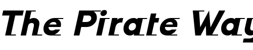Font : Odyssee-ITC-TT-BoldItalic Custom Text : The Pirate Way Test your own text here Click to download or to view this font on a tshirt that can be custom printed in Bali