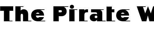 Font : Odyssee-Md-ITC-TT-Ultra Custom Text : The Pirate Way Test your own text here Click to download or to view this font on a tshirt that can be custom printed in Bali