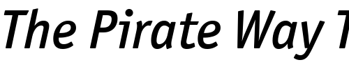 Font : Officina-San-ITC-Medium-Italic Custom Text : The Pirate Way Test your own text here Click to download or to view this font on a tshirt that can be custom printed in Bali