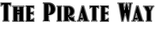 Font : Old-Gate-Lane-NF Custom Text : The Pirate Way Test your own text here Click to download or to view this font on a tshirt that can be custom printed in Bali