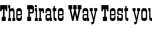 Font : Old-Towne-No Custom Text : The Pirate Way Test your own text here Click to download or to view this font on a tshirt that can be custom printed in Bali