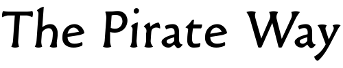 Font : OldTypefaces Custom Text : The Pirate Way Test your own text here Click to download or to view this font on a tshirt that can be custom printed in Bali